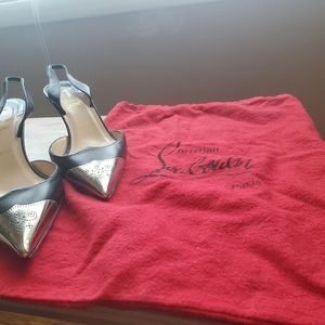 Christian Louboutin heels.size 8. Comes with dust bag. Wore once. Very good cond